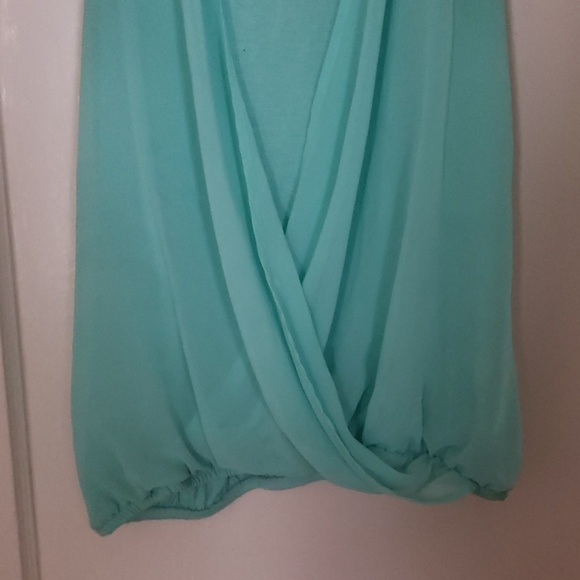 Teal sleeveless top - Picture 4 of 5